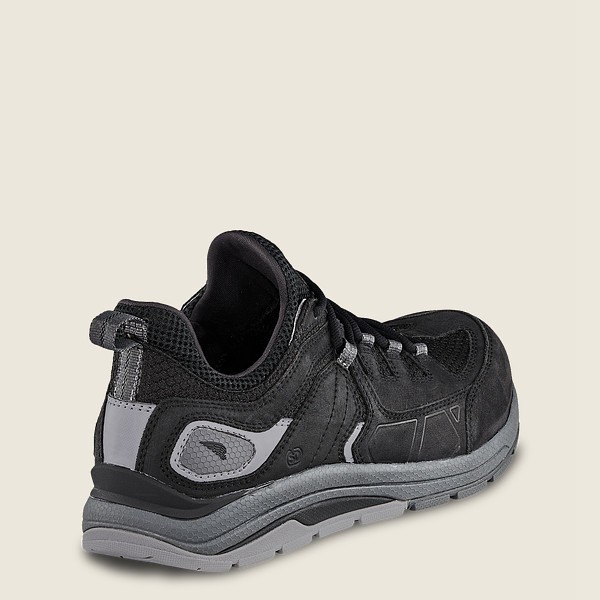 Mens Red Wing Cooltech™ Athletics - Safety Toe - Work Shoes Black/Grey - NHZ653890